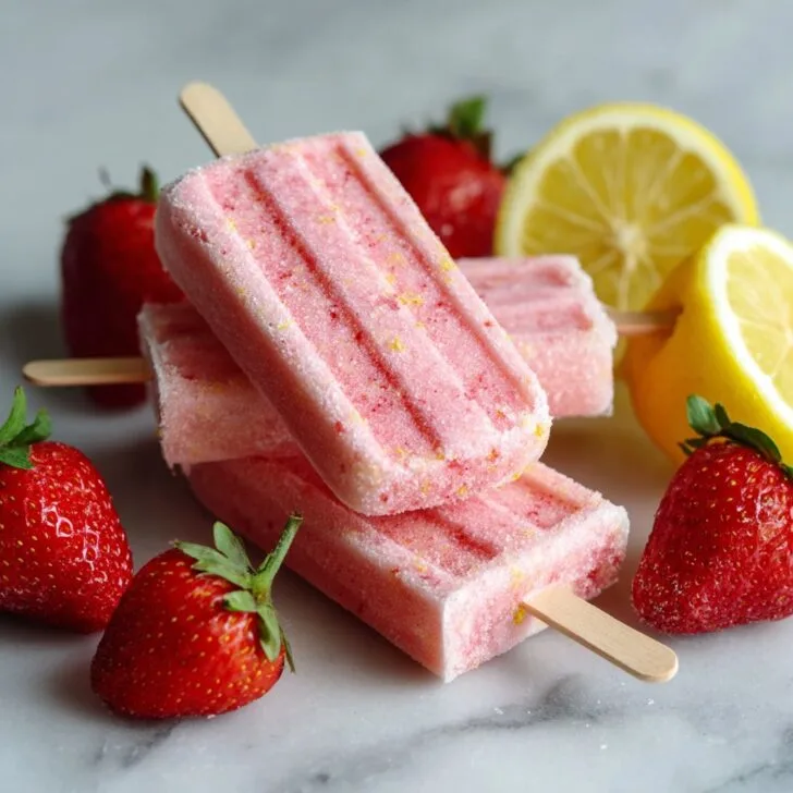 Strawberry Lemonade Popsicles: My Favorite Summer Treat