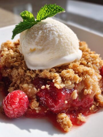 Peach Raspberry Crisp: My Go-To Summer Dessert Story