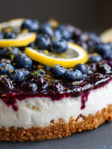 Lemon Blueberry No-Bake Cheesecake Recipe You’ll Love