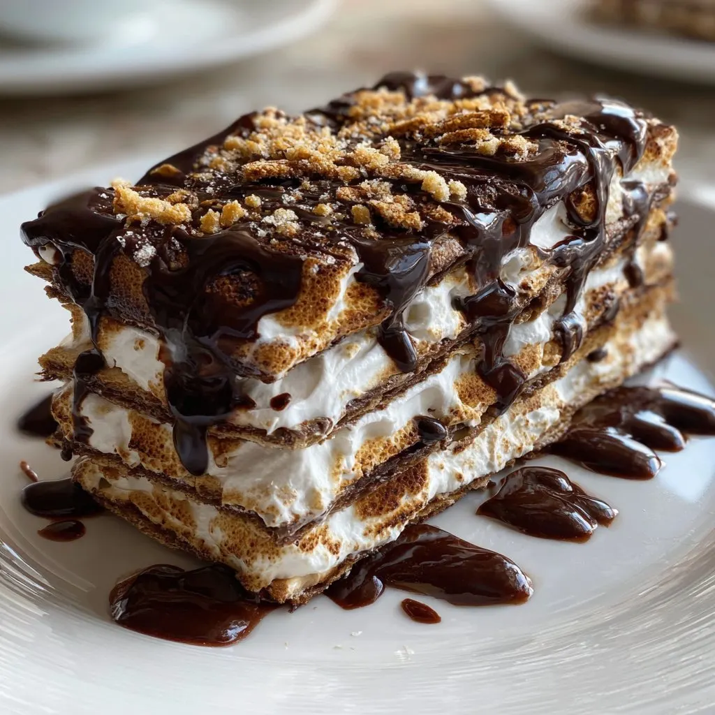 S’mores Icebox Cake