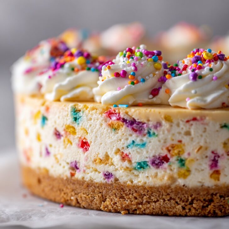 No-Bake Funfetti Cheesecake: My Go-To Easy Party Dessert