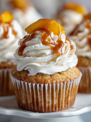 Peach Cobbler Cupcakes: My Go-To Cozy Dessert Recipe