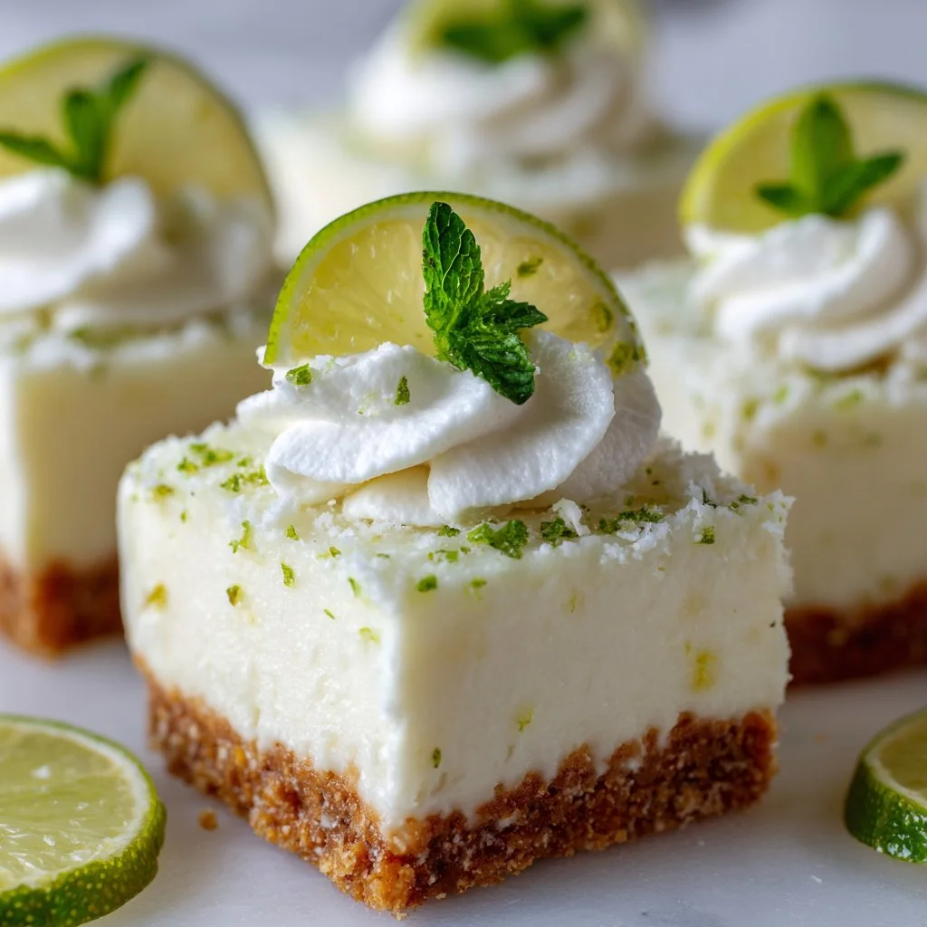 Key Lime Ice Cream Bars