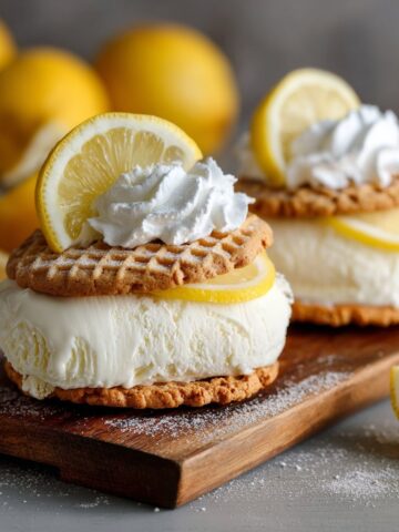 Lemon Ice Cream Sandwiches: A Tangy, Cheery Summer Treat