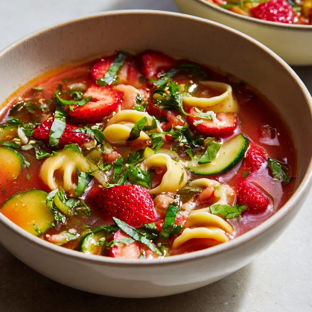 Strawberry Minestrone Recipe for Summer