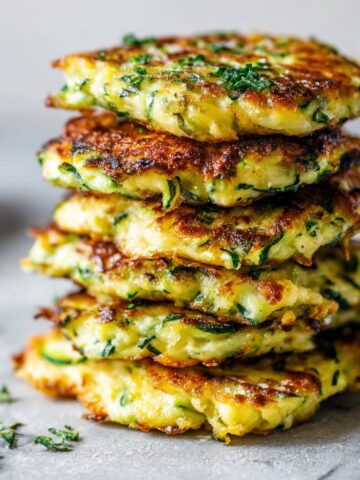 Low-Mess Cheesy Zucchini Fritters for Toddlers Learning to Feed Themselves