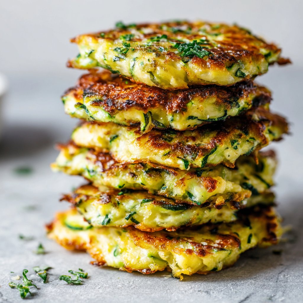 Low-Mess Cheesy Zucchini Fritters for Toddlers Learning to Feed Themselves