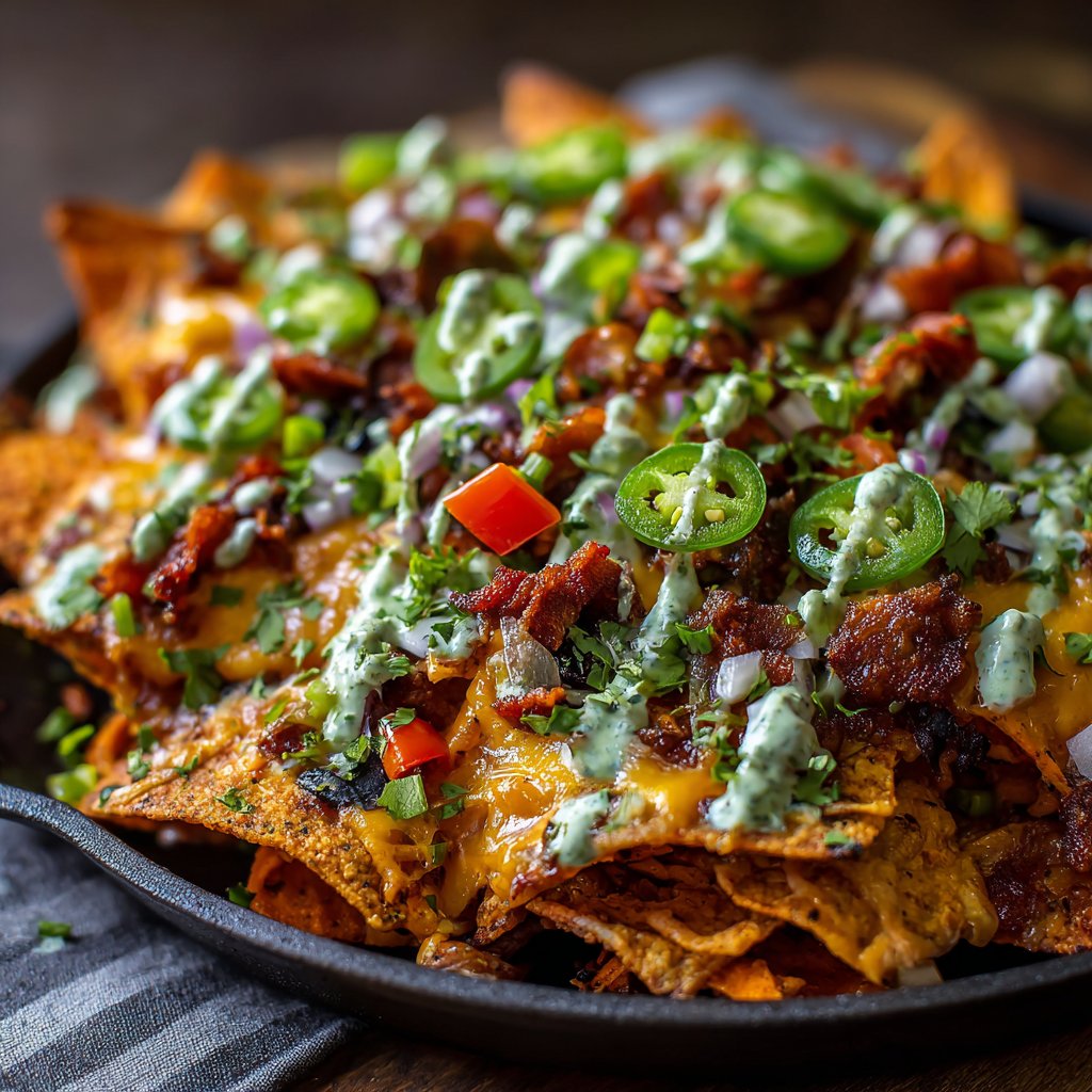 Baked Sweet Potato Nachos for Family Movie Night