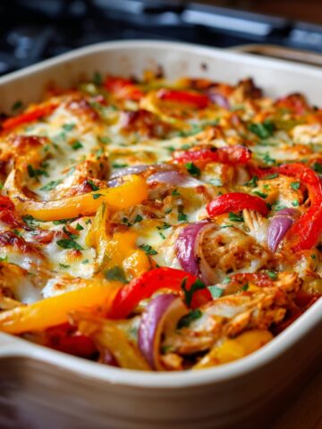 Clean Chicken Fajita Bake for a One-Dish Dinner Solution