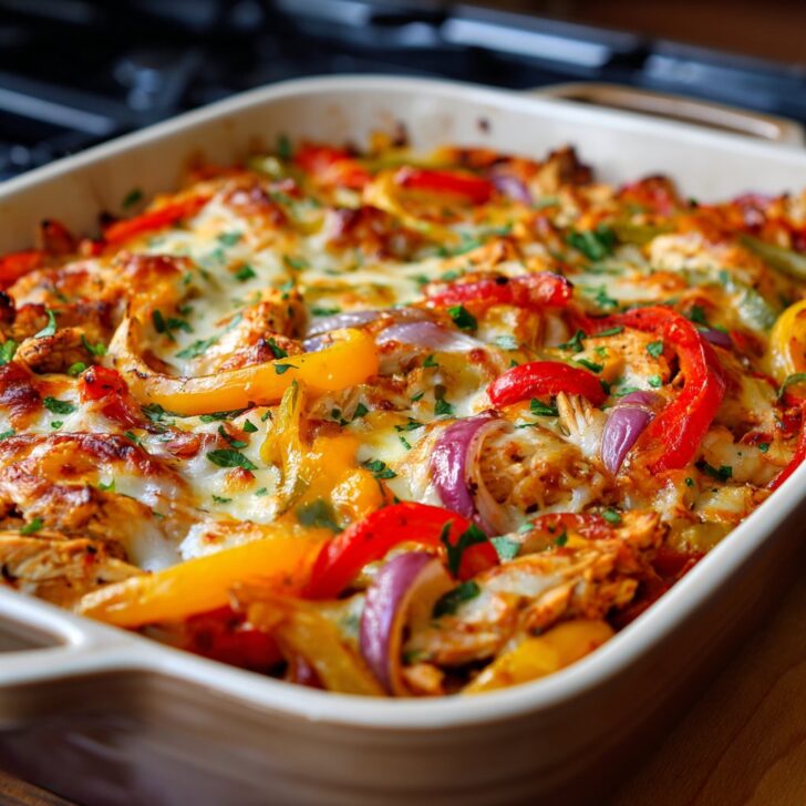 Clean Chicken Fajita Bake for a One-Dish Dinner Solution