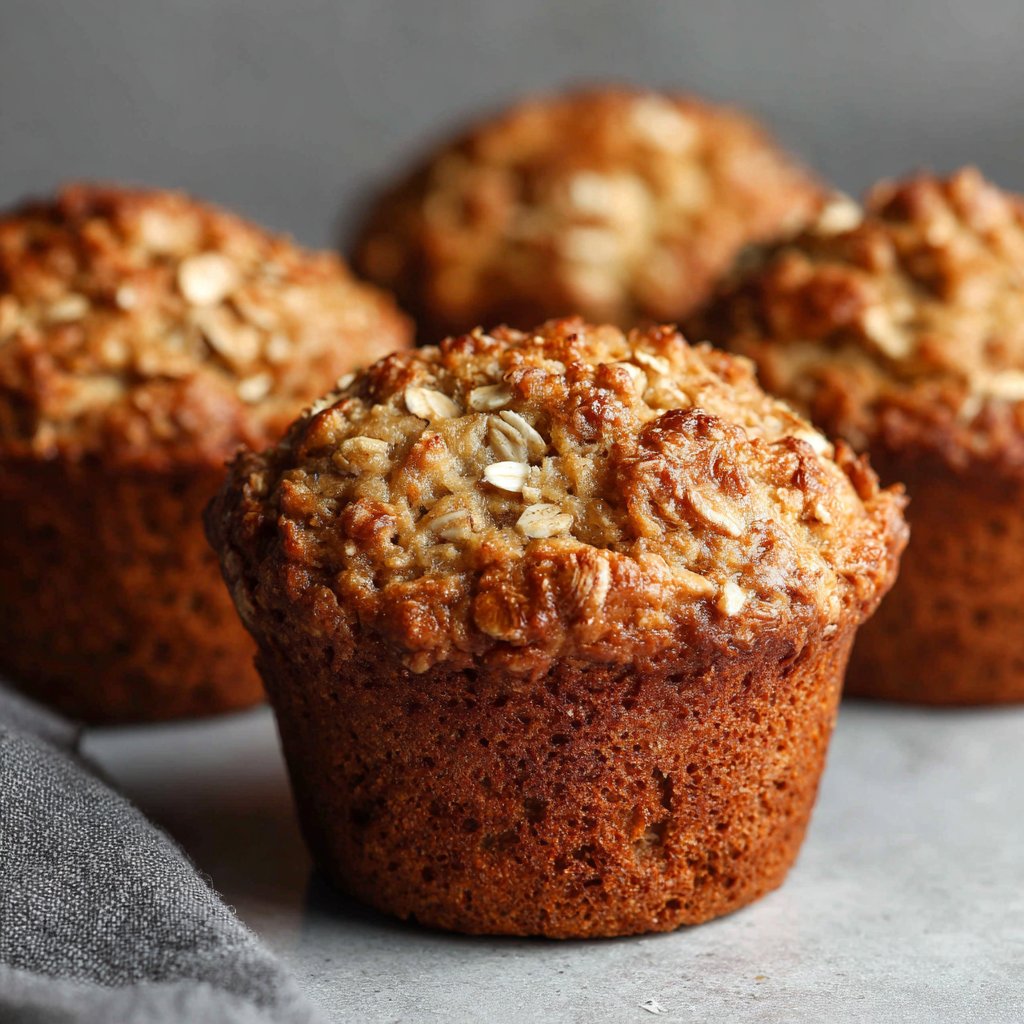 No-Sugar Banana Oat Muffins – A Toddler-Approved Snack