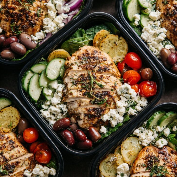 Greek Chicken Meal Prep Bowls for the Whole Week: My Go-To Recipe
