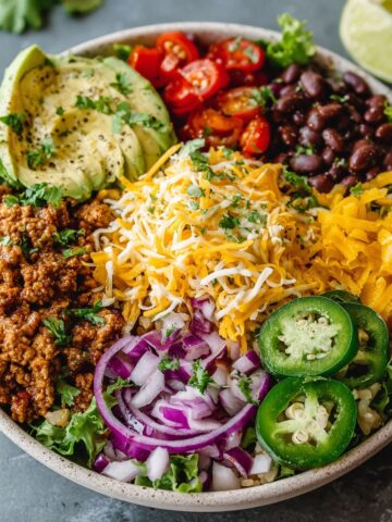 Veggie-Packed Turkey Taco Bowls That Don’t Taste “Healthy”: My Go-To Flavor Bomb