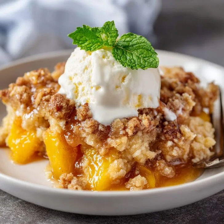 Peach Cobbler Dump Cake: My Easiest (and Most Loved) Dessert