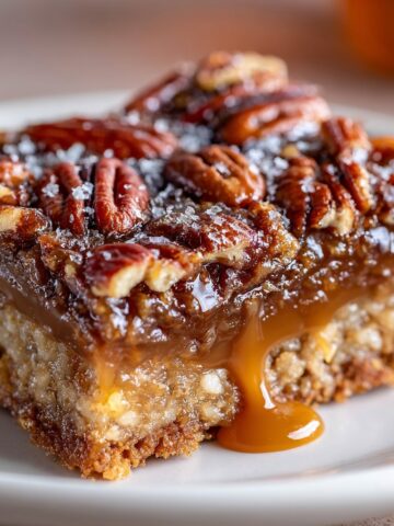 Lazy Girl Pecan Pie Bars with Caramel Swirl: My Go-To Easy Treat