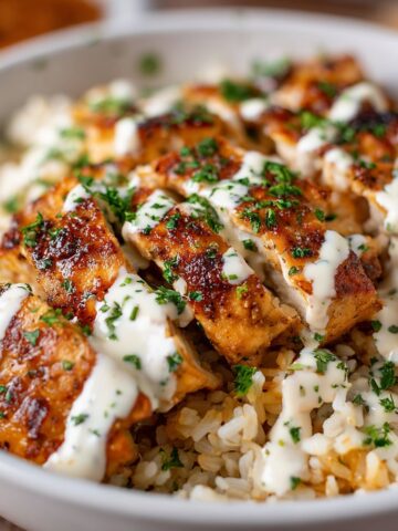 Chicken Bowl with Rice and Ranch Drizzle: My Easy, Cozy Go-To