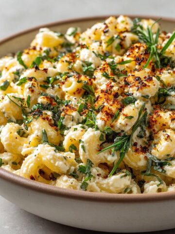 Creamy Ricotta Pasta with Fresh Herbs and Garlic