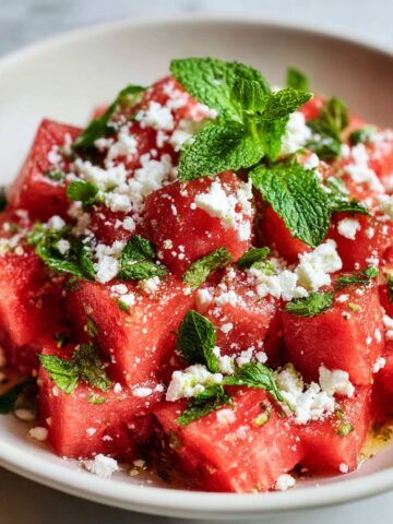 Refreshing Watermelon Salad with Mint and Feta