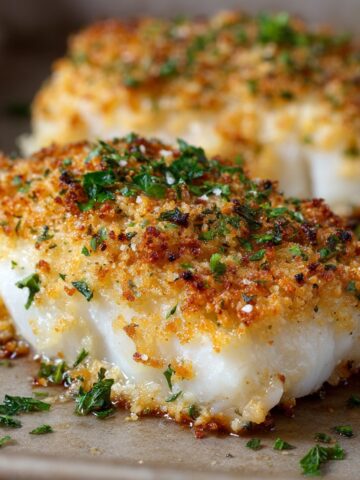 Oven-Baked Cod with Parmesan Crust