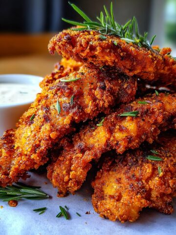 Fried Chicken Strips with Buttermilk and Paprika