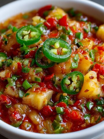Sweet and Tangy Salsa with Pineapple and Jalapeño