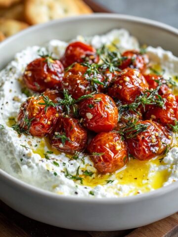 Whipped Feta Dip with Roasted Cherry Tomatoes