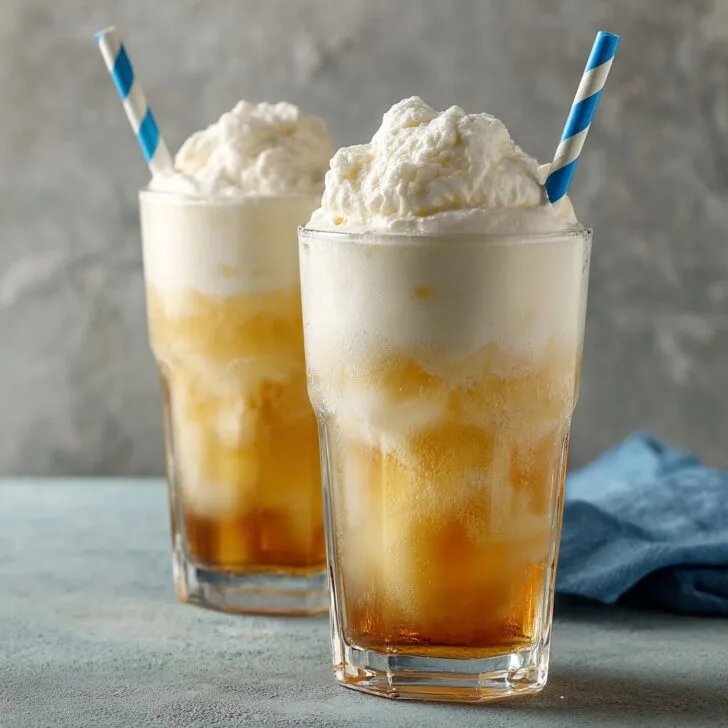 Homemade Italian Soda with Creamy Vanilla Base