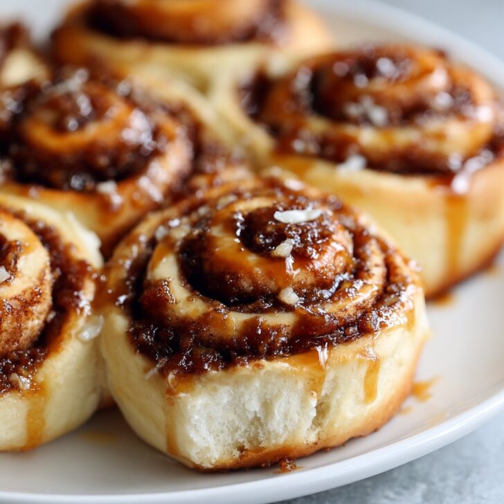 Sourdough Discard Cinnamon Rolls with Brown Sugar Swirl