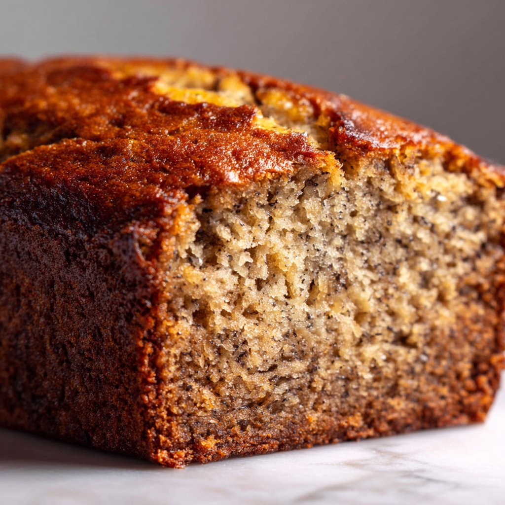 4 Ingredient Banana Bread with No Sugar Added