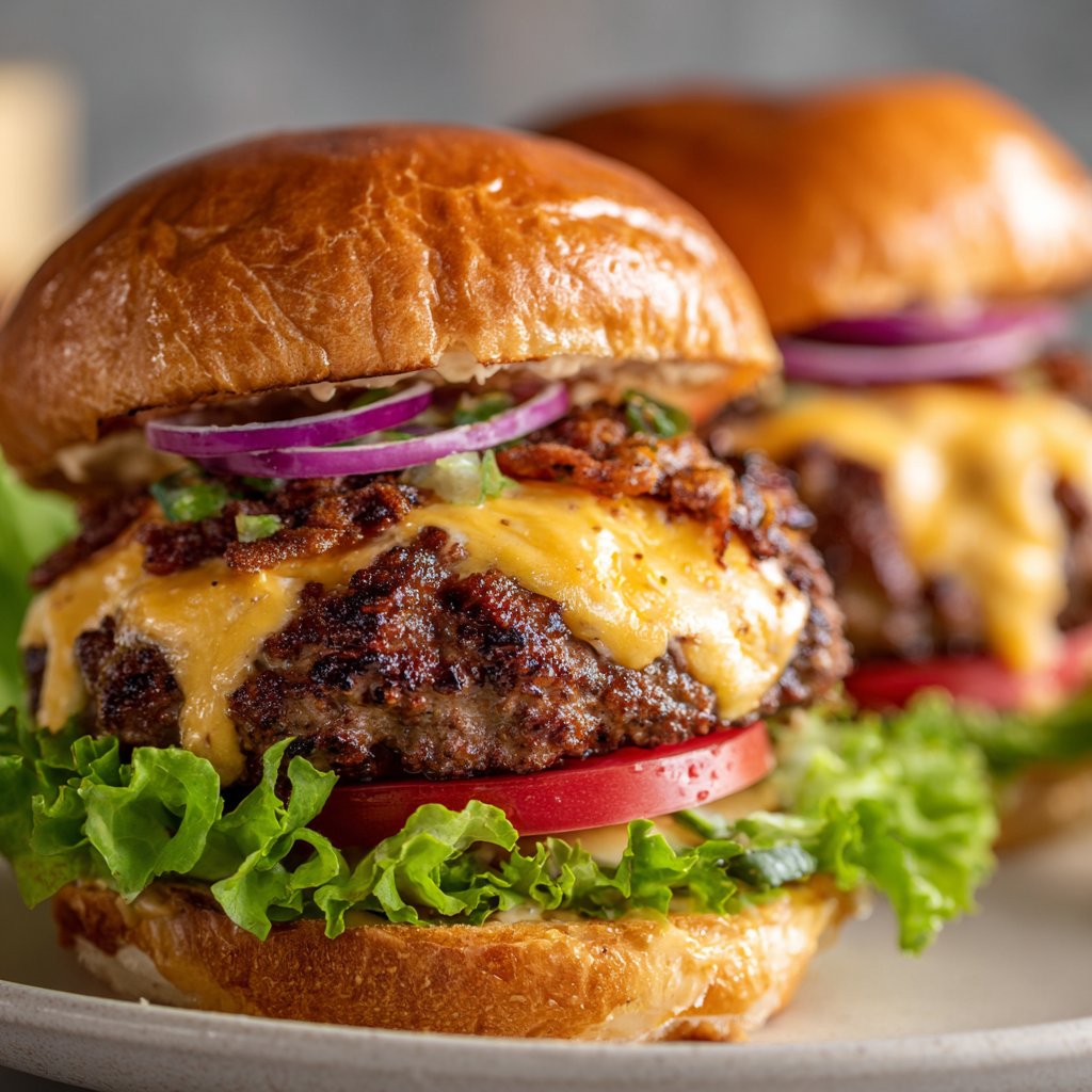 Smash Burgers Recipe with Crispy Edges and Juicy Center