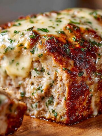 Garlic Parmesan Chicken Meatloaf That Melts in Your Mouth
