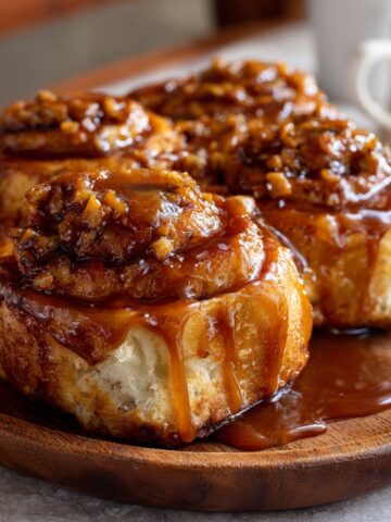 Caramel Apple Cinnamon Rolls (Fall Favorite)