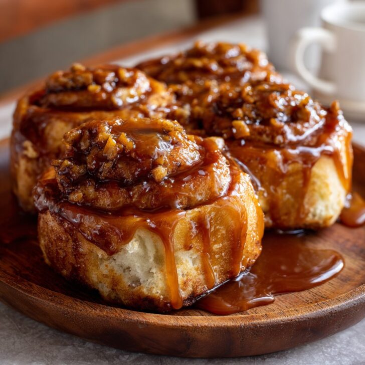 Caramel Apple Cinnamon Rolls (Fall Favorite)