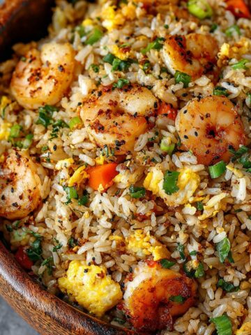 Hibachi Fried Rice with Garlic Butter