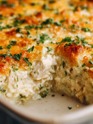 Creamy Ranch Chicken and Rice Casserole