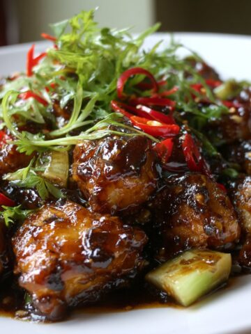Black Pepper Chicken with Sticky Sauce