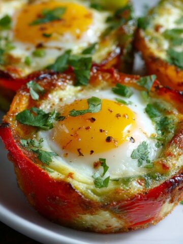 Bell Pepper Egg Cups – Low Carb Breakfast