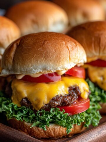 Cheeseburger Sliders with Secret Sauce