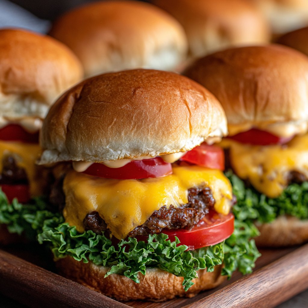 Cheeseburger Sliders with Secret Sauce