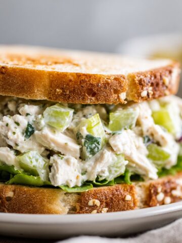 Classic Chicken Salad Recipe with Crunchy Celery
