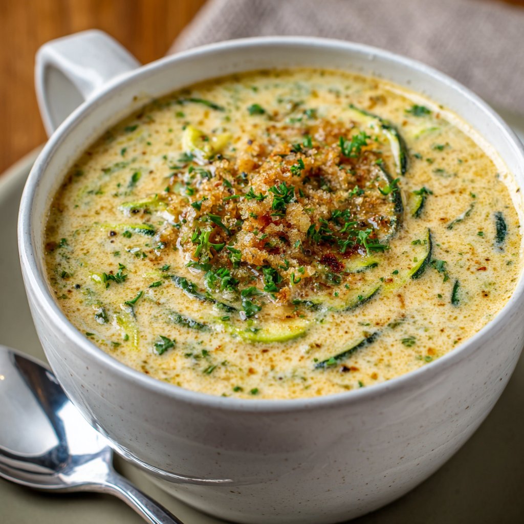 Creamy Zucchini Soup – Keto & Velvety
