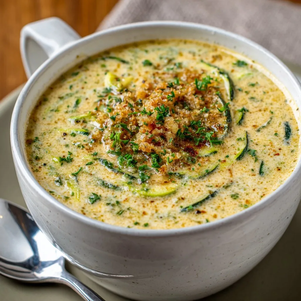 Creamy Zucchini Soup – Keto & Velvety