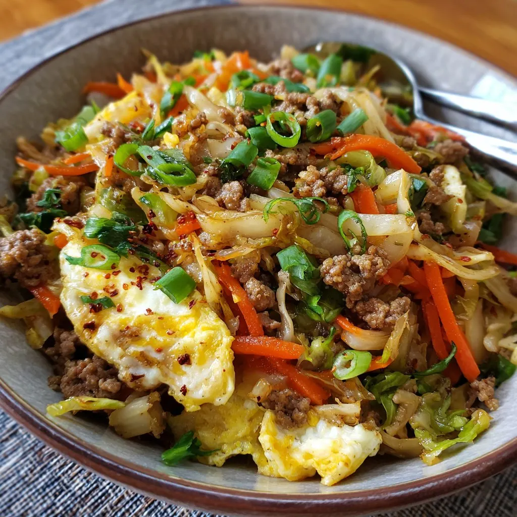 Easy Egg Roll in a Bowl (Low-Carb Stir Fry)
