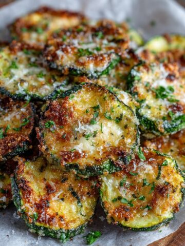 Crispy Baked Zucchini Chips – Keto Approved