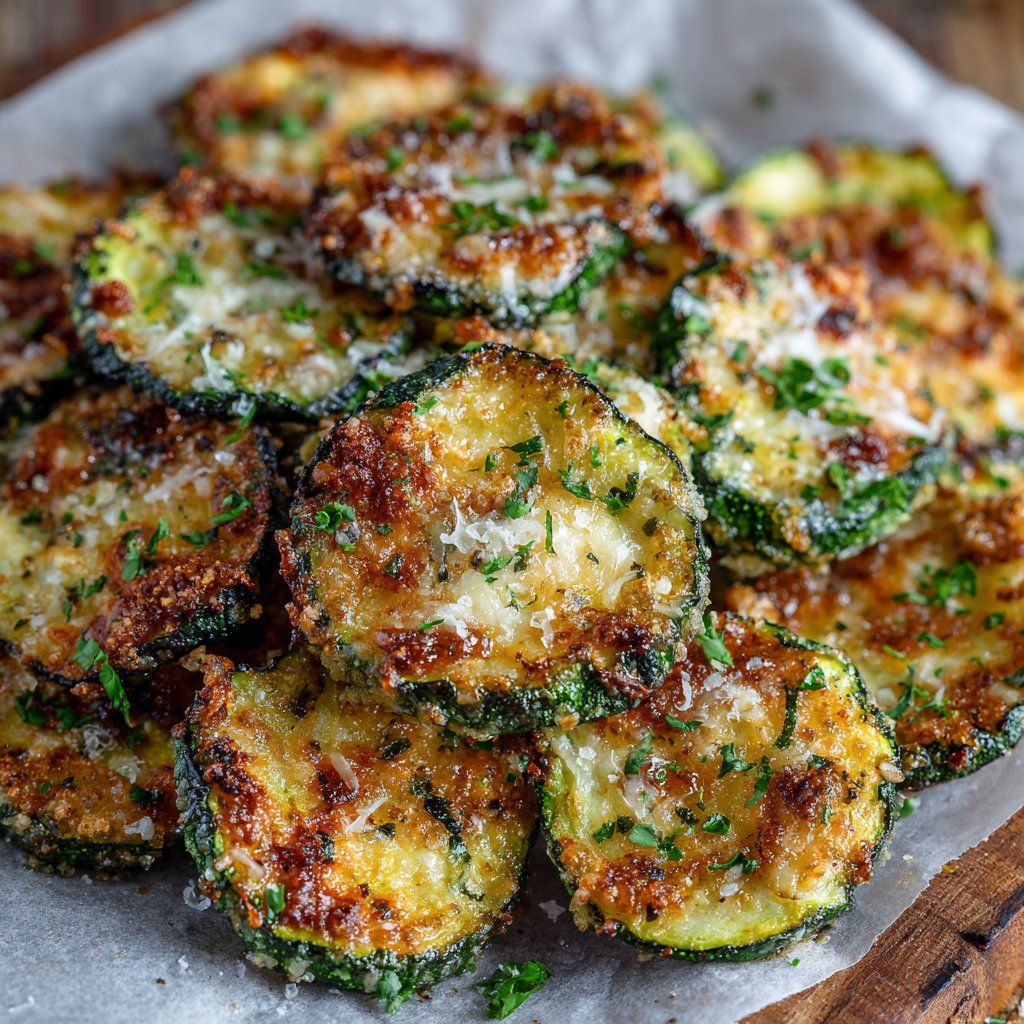 Crispy Baked Zucchini Chips – Keto Approved