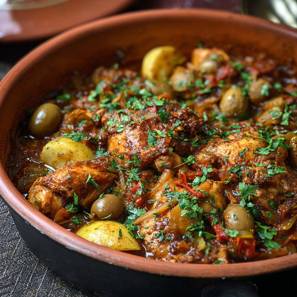 Authentic Moroccan Chicken Tagine Recipe My Daily Cuisine Authentic Moroccan Chicken Tagine Recipe My Daily Cuisine