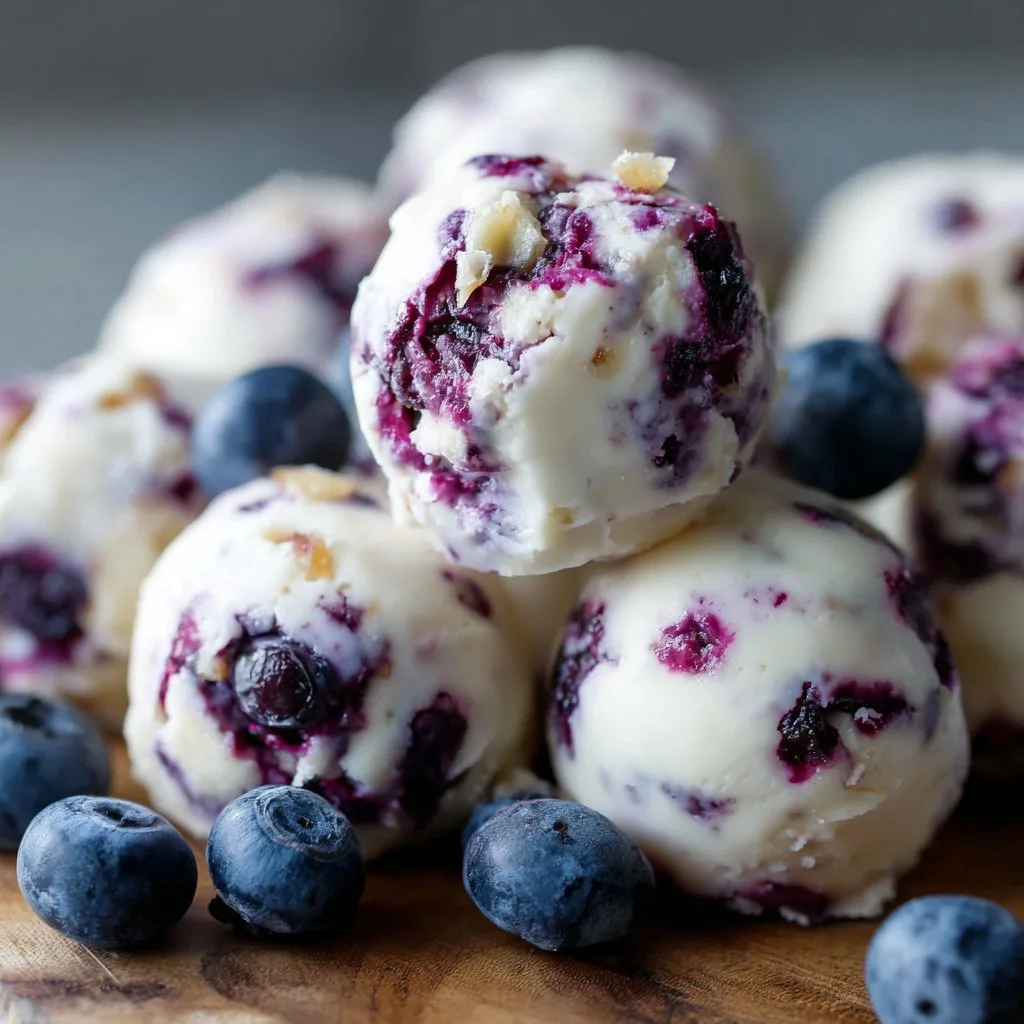 Frozen Greek Yogurt Blueberry Bites – Easy Protein Snack