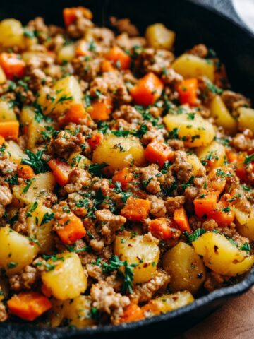 Ground Turkey with Potatoes – One Pan Comfort Dinner