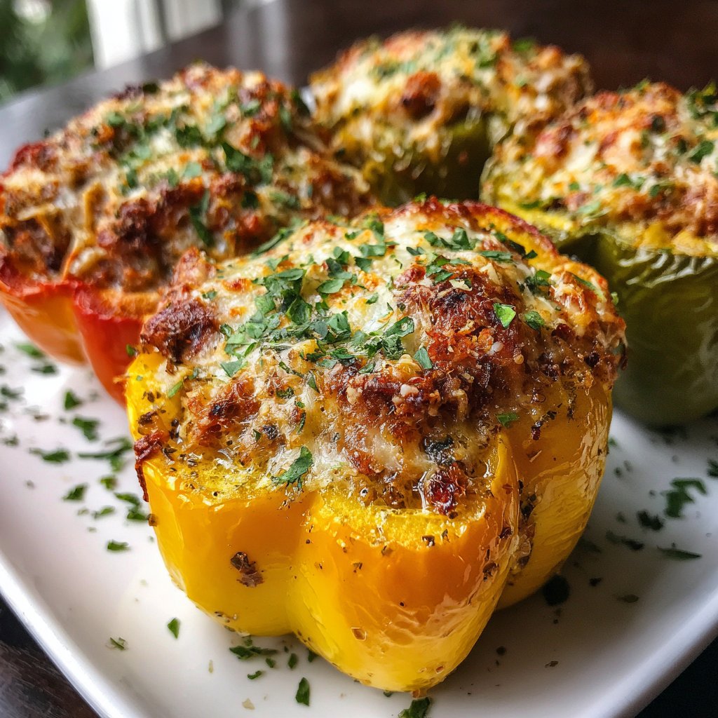 Stuffed Peppers in Air Fryer