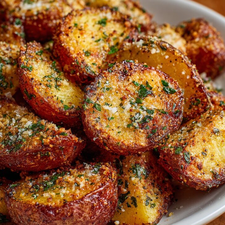 Garlic Parmesan Potatoes in Air Fryer
